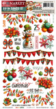 NEW 49 and MarketJolly Jingles 6x12 inch Blendable Rub On Transfers