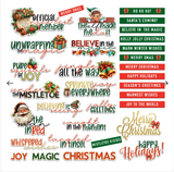 NEW 49 and Market Jolly Jingles Chipboard Sentiments