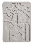 NEW Stamperia Silicone Mould A5 Furry Friends 2 Birds KACMA625