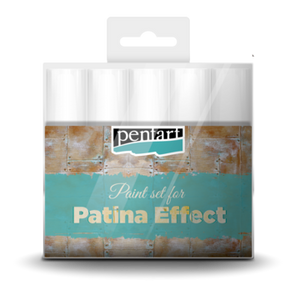 Pentart Patina effect paint set, 5 x 20 ml