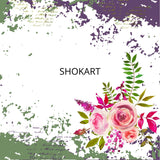 ShokART "Summer Bloom" - 8" x 8" Paper Pad- Limited Edition- SH8SB09