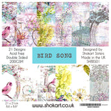 ShokART "Bird Song" - 8" x 8" Paper Pad- Limited Edition- SHBS01