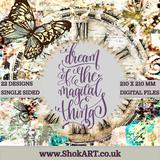ShokART  "Dream of the Magical Things" 8x8 Scrapbook Pad - Digital Download