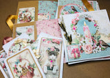 Stamperia Pink Christmas Mega Kit Folio's, Tags, and Cards