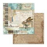 Stamperia 'Music' - 12" x 12" Paper Pad - SBBL48