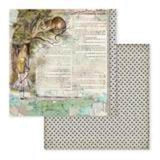 NEW Stamperia Alice Collection - 8" x 18" Paper Pad SBBS01