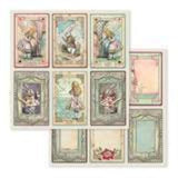 NEW Stamperia Alice Collection - 8" x 18" Paper Pad SBBS01