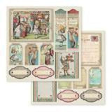 Stamperia Alice Collection - 12" x 12" Paper Pad SBBL52