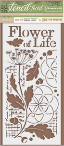 Stamperia Stencil - Thick Stencil -12 x 25cm Flower of Life KSTDL35
