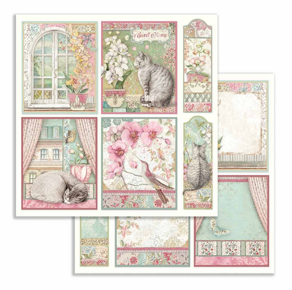 Stamperia 'Orchid and Cats - Cards