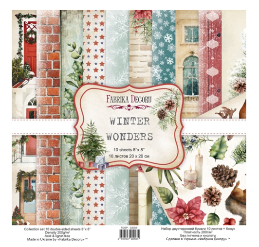 Fabrika Decoru 'Winter Wonders' 12x12 Pad - FDSP-01093