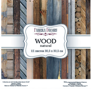 Fabrika Decoru 'Natural Wood' 12x12 Pad - FDSP-04007