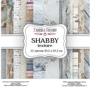 Fabrika Decoru 'Shabby Texture' 12x12 Pad - FDSP-04005