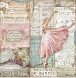 Stamperia 'Passion Dancer"-  Double Face Paper 30 x 30 SBB772