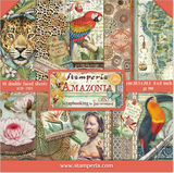 Stamperia Amazonia - 8" x 8" Paper Pad SBBS28
