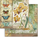 Stamperia 'Amazonia Orchid & Butterfly"-  Double Face Paper 30 x 30 SBB766