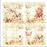 ShokART "Fancy Floral" - 8" x 8" Paper Pad- Limited Edition- SH8FF05