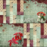 ShokART "Vintage Christmas" - 8" x 8" Paper Pad- Limited Edition- SH8VC06