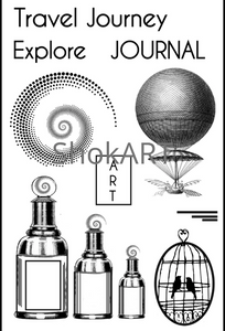 ShokART- Journal Art A6 Stamp- DA0079