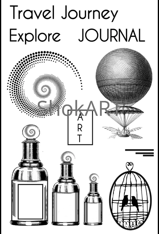 ShokART- Journal Art A6 Stamp- DA0079