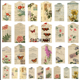 ShokART "Journal Flowers" - 8" x 8" Paper Pad- Limited Edition- SH8SB08