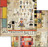 Stamperia Bauhaus - 8" x 8" Paper Pad SBBS65