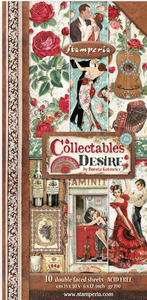 Stamperia Desire Collectables - 6" x 12" Paper Double Sided SBBV18