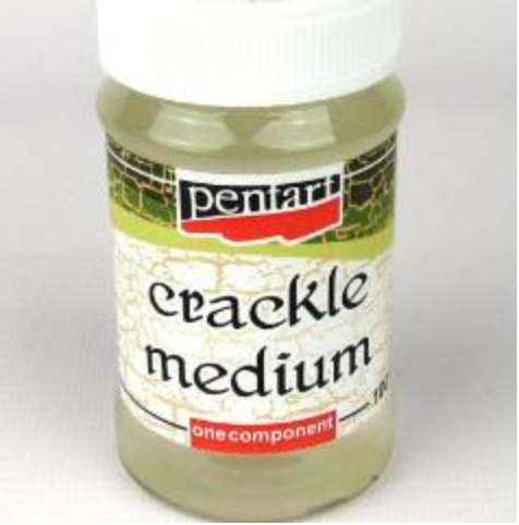 Pentart Crackle Medium, One Component, 1 Step Crackling, Size Options – My  Victorian Heart