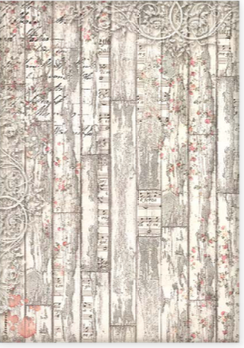 Stamperia A4 Decoupage  Rice Paper  - Sweet Winter Wood - DFSA4733