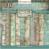 NEW Stamperia Magic Forest Background - 8" x 8" Paper Pad SBBS79