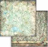 Stamperia Magic Forest Background - 8" x 8" Paper Pad SBBS79