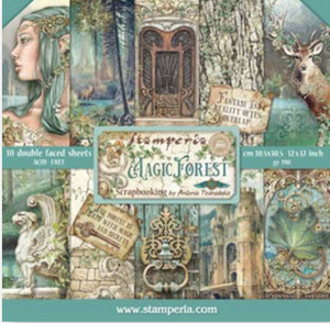 Stamperia Magic Forest - 8" x 8" Paper Pad SBBS78