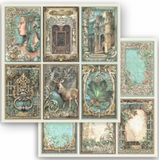 NEW Stamperia Magic Forest - 8" x 8" Paper Pad SBBS78