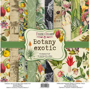 NEW Fabrika Decoru 'Botany Exotic' 12x12 Pad - FDSP-01108