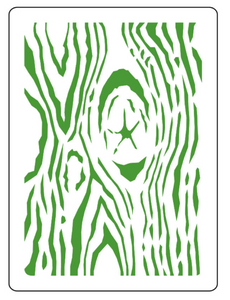 NEW ShokART Tree Bark A5 3D Stencil #S40