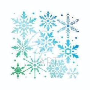 PipART- 'Snowflake' - 7" x 7" Mylar Stencil