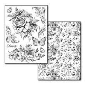 Stamperia Transfer Paper - Roses and Butterflies DFTR081