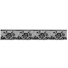 Stamperia Natural Rubber Stamps 4x18cm - Lace - WTKCC27