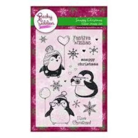 Becky Seddon 'Snappy Christmas' Clear Stamp Set