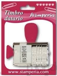 Stamperia Phrase Date Stamp - SBA92