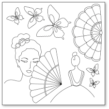 Stamperia Silhouette Art Napkin - Lady Butterfly -50x50cm - DFTM04