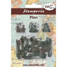 Stamperia Metal Pin Embellishments - SBA70