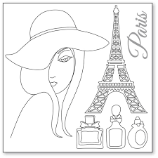 Stamperia Silhouette Art Napkin - La Vie en Rose -50x50cm - DFTM05
